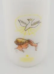 Print of the Holy Spirit Confirmation Altar Candle - Blond Girl
