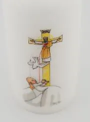 Baptism Altar Candle - Dove of the Holy Spirit