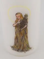 Saint Agnes Altar Candle