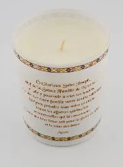Scented Luxury Candle Saint Joseph with Prayer
