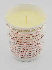 Scented Luxury Candle Saint Charles of Foucauld with Prayer
