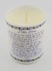 Mary Queen of Heaven Scented Luxury Candle with Prayer