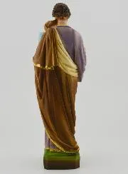 Saint Joseph Statue in Coloured Resin - 20 cm
