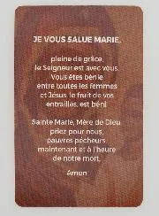 Prayer Card Hail Mary