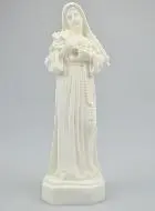 Saint Rita Alabaster Statue - 19cm