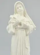 Saint Rita Alabaster Statue - 19cm