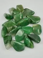 Green Chalcedony Tumbled Stone from Brazil