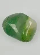 Green Chalcedony Tumbled Stone from Brazil