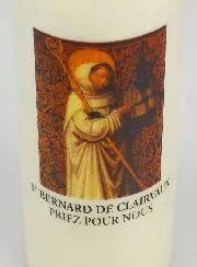Saint Bernard of Clairvaux Novena Candle