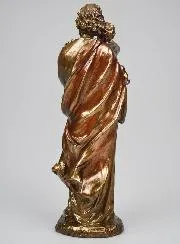 Religious Bronze Statue of Saint Joseph - 21 cm