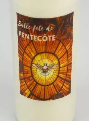 Pentecost Sanctuary Candle - 17.5cm