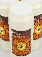 Set 6 Sanctuary Candles Happy Pentecost