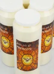 Set 10 Sanctuary Candles Happy Pentecost