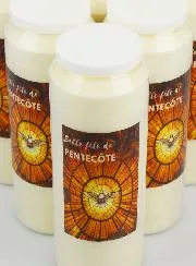 Box of 20 Sanctuary Candles Happy Pentecost