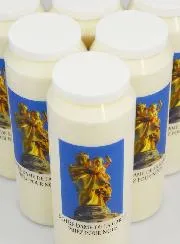 6 Sanctuary Candles Our Lady of Guard - 17.5cm