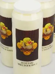 6 Sanctuary Candles Agnus Dei - 17.5cm