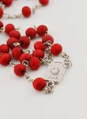 Rosewood Lourdes Rosary with Lourdes Water