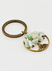 Keyring Tree of Life and Aventurine