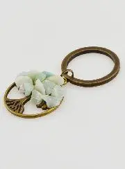 Keyring Tree of Life and Aventurine