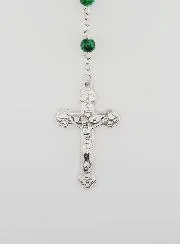 Green Mother of Pearl Rosary