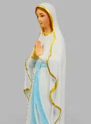 Religious Statue of Our Lady of Lourdes Painted– 40 cm