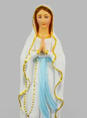Religious Statue of Our Lady of Lourdes Painted – 60 cm