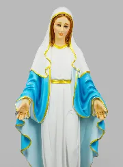 Handpainted Religious Statue Our Lady of Miracles - 60cm
