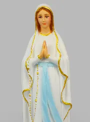 Coloured Religious Statue of Our Lady of Lourdes - 40cm