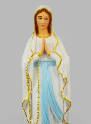 Coloured Religious Statue of Our Lady of Lourdes - 50cm