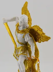 Religious Statue of Saint Michael the Archangel with Scales - 14cm