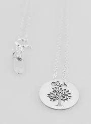 Religious Necklace Tree of Life Token - 925 Silver