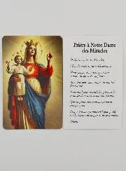 Prayer Card to Our Lady of Miracles
