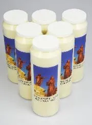 Set of 6 Sanctuary Candles Our Lady of Laus