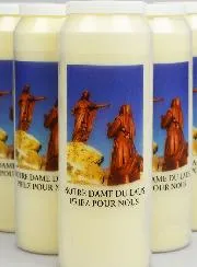 Set of 6 Sanctuary Candles Our Lady of Laus