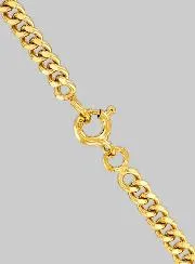 Necklace 45 cm Curb Chain 1.2 mm - 9k Gold