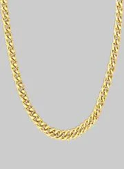 Necklace 45cm 375 Gold - Curb Chain 1.4 mm