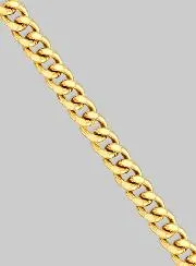 Necklace 45cm 375 Gold - Curb Chain 1.4 mm