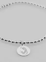 Ball Bracelet Virgin Mary and Child - 925 Silver