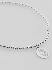 Ball Bracelet Virgin Mary and Child - 925 Silver