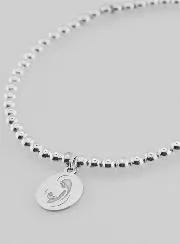 Ball Bracelet Virgin Mary and Child - 925 Silver
