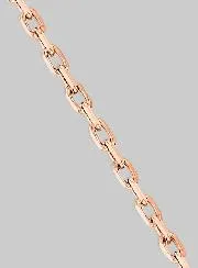 Necklace 45cm Rose Gold Plated - Anchor Chain 1.4mm