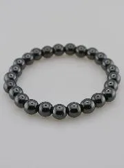 Hematite Gemstone Bracelet - 8mm
