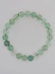 Green Fluorite Gemstone Bracelet - 8mm