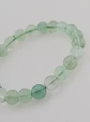 Green Fluorite Gemstone Bracelet - 8mm