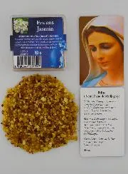 Religious Incense Jasmine and Prayer Our Lady of Medjugorje