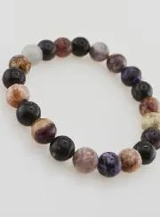 Charoite Gemstone Bracelet - 8 mm