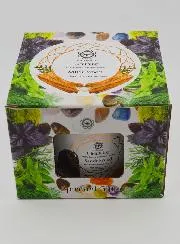 Aromatherapy Scented Candle - Sandalwood and Tourmaline 256g