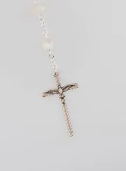 Confirmation Rosary Holy Spirit - White