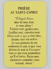 Prayer Card Holy Spirit