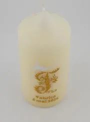 Confirmation Keepsake Candle Holy Spirit - Gold